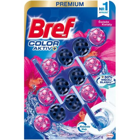 Colgador de inodoro Bref con flores frescas 3x50 g