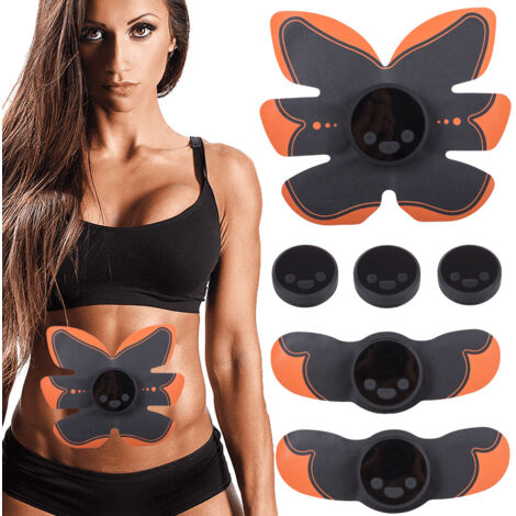ELECTROESTIMULADOR ESTIMULADOR DE M脷SCULOS ABDOMINALES ENTRENAMIENTO ABS REDUCCI脫N 3x EMS (1/5)