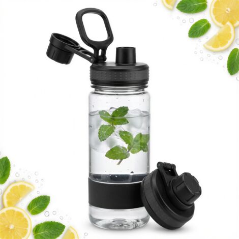 BOTELLA DE AGUA DEPORTIVA 0.65 LIBRE DE BPA A PRUEBA DE FUGAS PARA GIMNASIO (1/5)