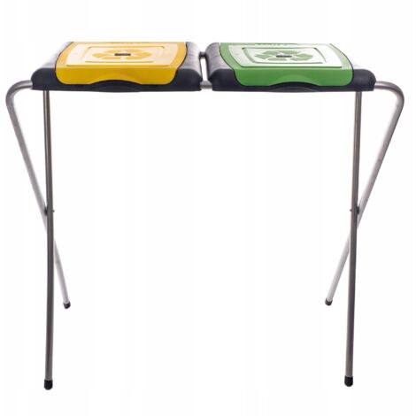 Soporte/marco para bolsas de recogida de residuos ECOselect 2 de color amarillo verdoso (1/5)