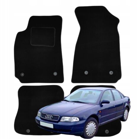 Alfombrillas de terciopelo para Audi A4 B5 1995-2001, limpiaparabrisas para coche B