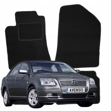 Alfombrillas de terciopelo para Toyota Avensis 2003-2009, limpiaparabrisas para coche B