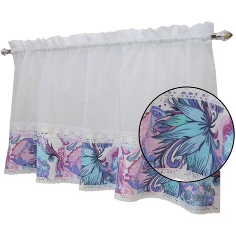 Cortina de cocina "Flor Mágica" 100x40 (1/5)