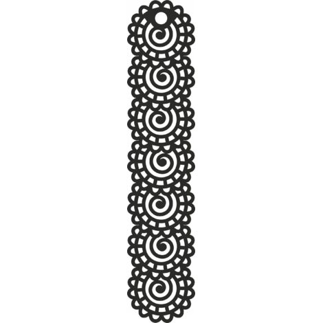 Lámpara colgante A7, diseño perforado, negra, 18 x 90 cm (1/4)