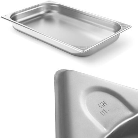 Contenedor de acero GN 1/1 de la línea Kitchen, altura 65 mm - Hendi 806128