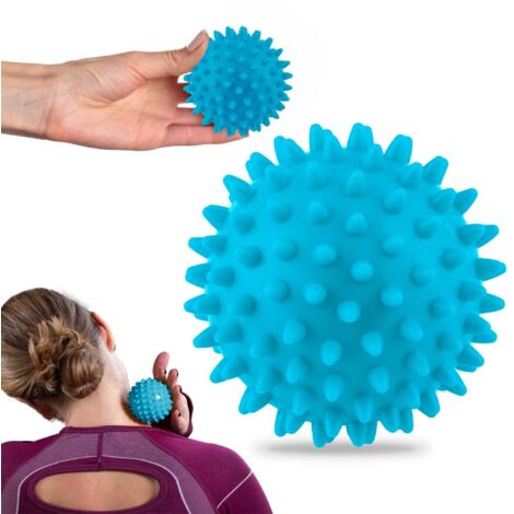 Pelota de masaje y fitness de 7,5 cm NS-957 azul (1/5)