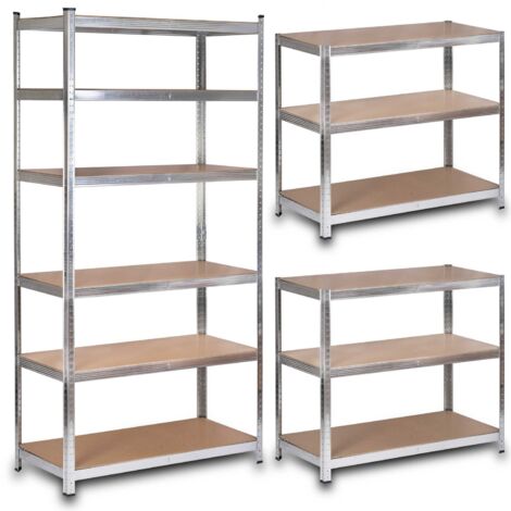 Estantería metálica para almacén 222 x 110 x 50 cm Humberg HR-815