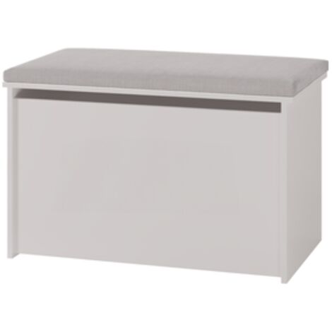 Baúl de juguetes Daria - panel gris