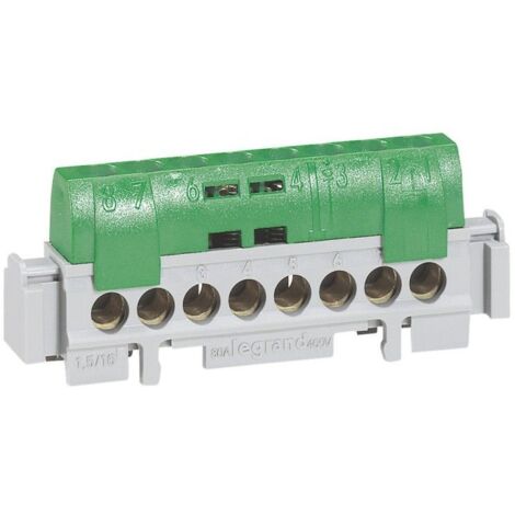 Borna repartidora 1 polo 63-100A 8 salidas Legrand 004832