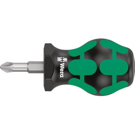 Destornillador corto PZ02x25mm Wera