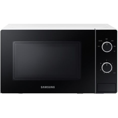 Microondas Samsung MS20A3010AH de 20 L y 700 W, color negro.