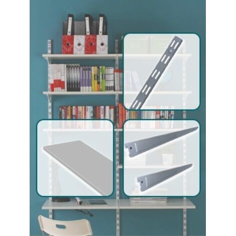 Tira de doble pared, soporte platino 50CM - G-140-6005 (1/4)
