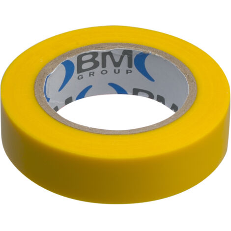 Cinta aislante eléctrica 10M15MM amarilla - BE ESB1510GI (1/3)