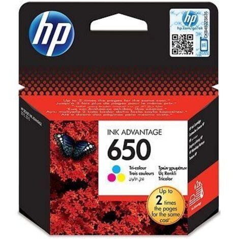 Tinta de color HP 650 (1/4)
