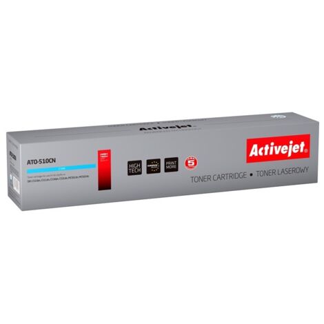 Tóner ActiveJet para OKI 44469724 nuevo ATO-510CN (1/5)