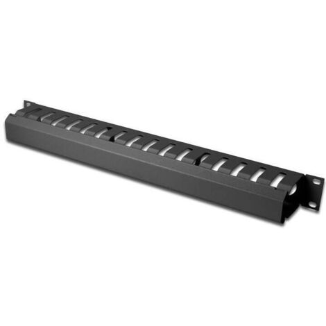 Soporte para cables Digitus 1U con cubierta frontal extraíble, DN-97617 (1/3)