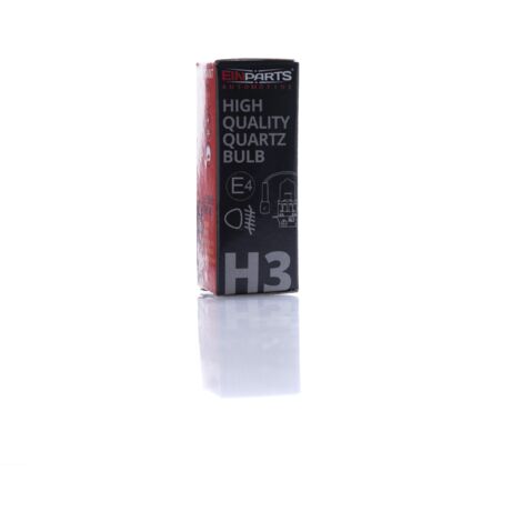 Bombilla halógena EinParts H3 12V 3000K amarilla 55W PK22s, 1 unidad (1/5)