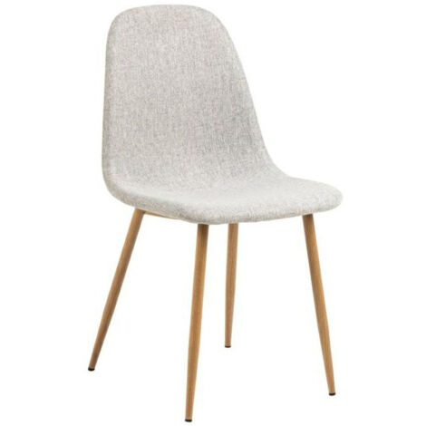 Silla Celia gris claro/natural (1/5)