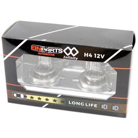 Bombillas halógenas EinParts H4 12 V 3000 K amarillas 60/55 W P43t (2 unidades) (1/4)
