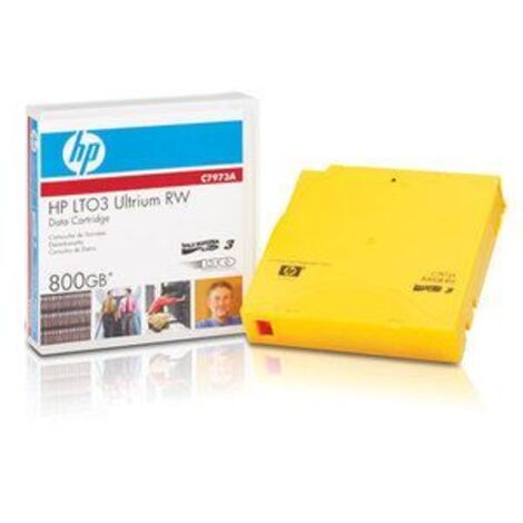 Cinta magnética HPE LTO3 de 800 GB RW C7973A (1/5)