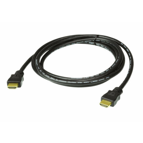 Cable HDMI Aten 2L-7D02H-1 de 2 m, tipo A (estándar), color negro. (1/3)