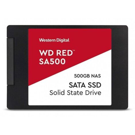 Western Digital Red SA500 NAS SATA SSD 500GB, WDS500G1R0A (1/2)