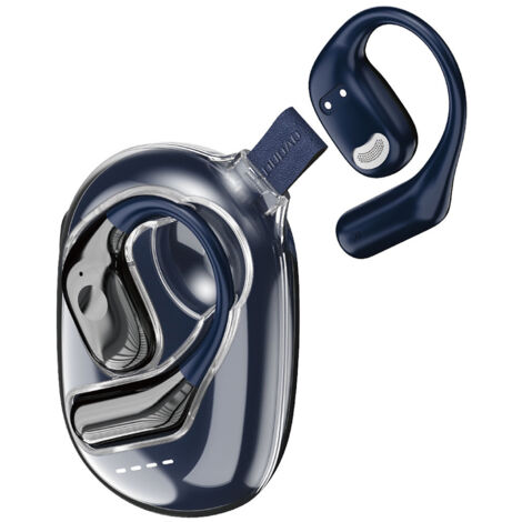 Auriculares Bluetooth 5.3 OWS USB-C para negocios - Azul marino (1/4)