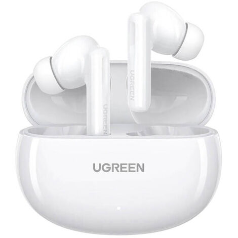 Auriculares inalámbricos HiTune T6 con función ANC + cable USB-A - USB-C blanco (1/5)