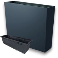 Maceta alta Urbi Case T DUC600T con inserto Antracita