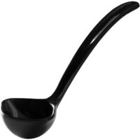 Cucharón para salsa de melamina, capacidad 0,4 L, longitud 170 mm, negro - Hendi 563649