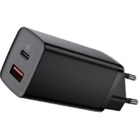 Cargador rápido USB GaN2 Pro USB-C QC PD 65W Negro