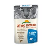 Almo Nature Alimento para gatos esterilizados, pollo, 70 g