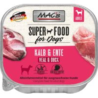 MAC's Perro Adulto Bandeja 150g - Ternera y Pato 150g