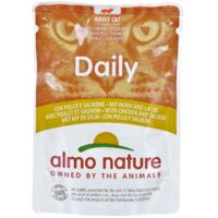 Alimento húmedo Almo Nature para gatos adultos - Pollo con salmón 70 g