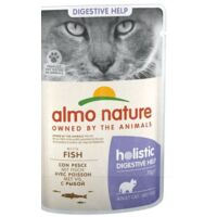 Alimento Almo Nature para gatos mayores, pescado, 70 g - Suave para estómagos sensibles