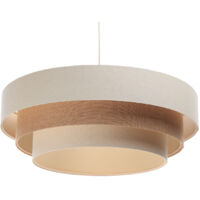 Lámpara colgante crema beige