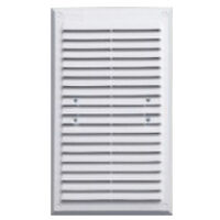 Rejilla de ventilación con malla de 175295 mm, color marrón - KRA 013 BR