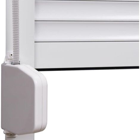 Store Enrouleur Occultant Victoria - 40x160 Cm - Blanc - Pare-soleil Jour/Nuit - Occasion