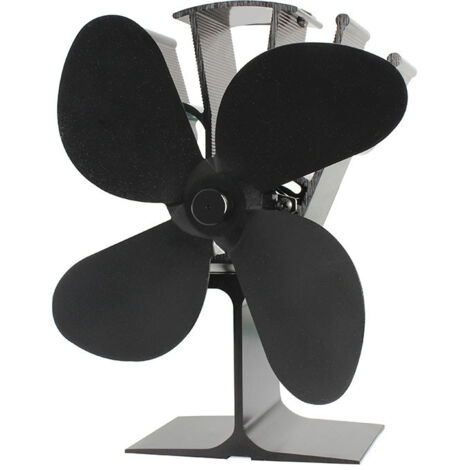 Ventilateur de poêle à bois à 4 pales, fonctionnem... – Grandado