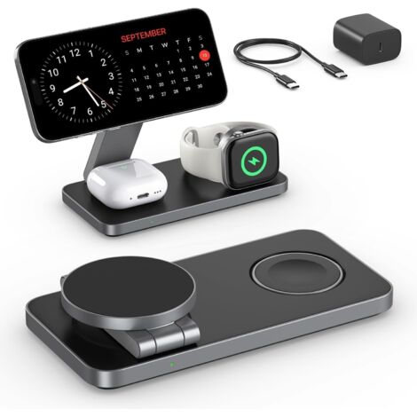 Chargeur sans fil standard blanc QI