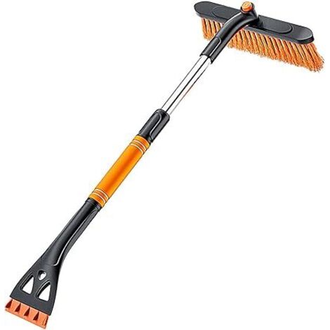 Outil De Déneigement Voiture - Pelle à Neige Extensible Rotative 360° Avec Brosse Et Poignée Ergonomique