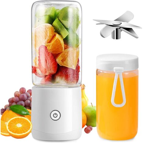 600ML Portable Blender 6 USB Rechargeable Fruit Juicer Mixer Fruit Mixer Electric Shake Cup Cute Blender For Small Fruit Juicer 600ML Portable Blender 6 USB Rechargeable Fruit Juicer Mixer Fruit Mixer Electric Shake Cup Cute Blender For Small Fruit Juicer