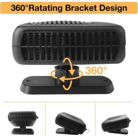 Chauffage De Voiture, 12 V 120 W Chauffage De Voiture Portable Degivreur 2 En 1 Chauffage Et Refroidissement Avec Prise Allume Cigare 99355036
