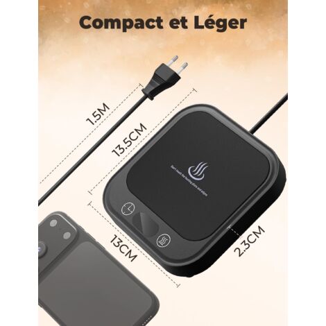 Chauffe Tasse De Bureau Intelligent - 4 Températures, Minuteur 2-8H, Arrêt Auto, Pour Café Lait Cacao - Idéal Maison & Bureau