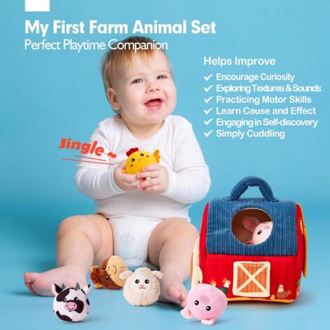 Jouet à Tirer Pour Bébé 1 An - Forme D'animal Mignon - Pneus Silencieux - Éducatif Pour La Marche Et L'équilibre - 7 Modèles Au Choix