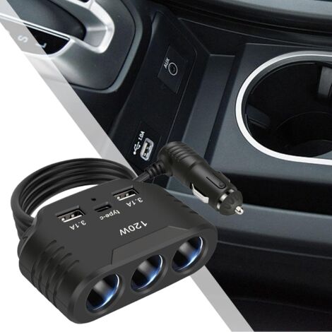 Chargeur Voiture USB + Type-C Double Port - Charge Rapide PD 3.1A - Compatible 12V/24V - Petit Et Puissant !