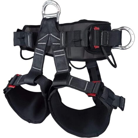 Harnais de sécurité escalade 22 kN – Ceinture taille 85-125 cm – Tours de cuisse 60-75 cm – Matériaux haute résistance