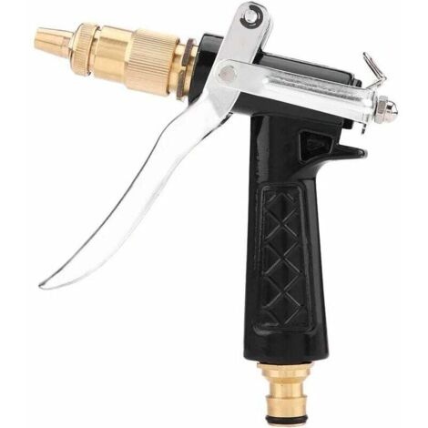 Lavage de Voiture Haute Pression Nettoyage Jardin Arrosage Pistolet Eau Pulvrisateur Laiton + Aluminium + Acier (1/5)