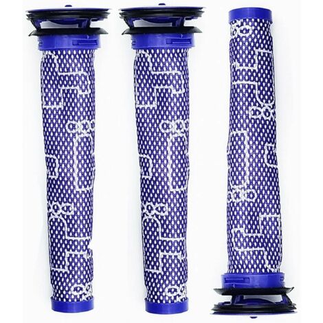 Lot 3 Filtres Kombi Compatible avec Dyson V6 V7 V8 DC58 DC59 DC61 DC62 DC74 Série Pré Filtre Moteur Aspirateur, Accessoires Rechange Filtre Pré Moteur (1/5)