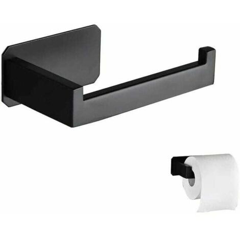 Porte-papier hygiénique mural d'origine en acier inoxydable sans perçage adhésif 3M pour décorer les accessoires de cuisine de WC de salle de bains (1/5)